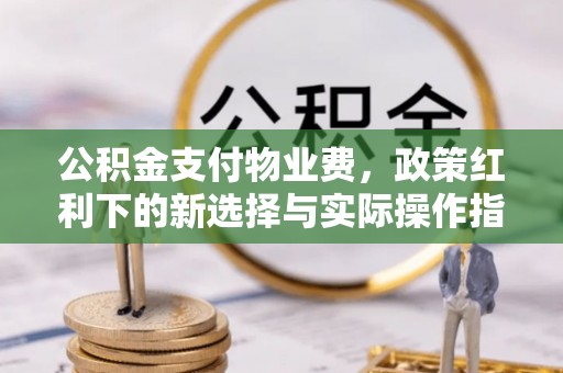 后里公积金支付物业费，政策红利下的新选择与实际操作指南