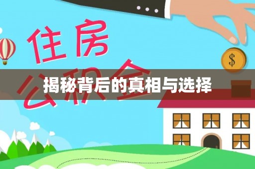 后里揭秘背后的真相与选择