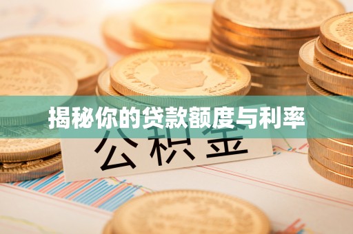 后里揭秘你的贷款额度与利率