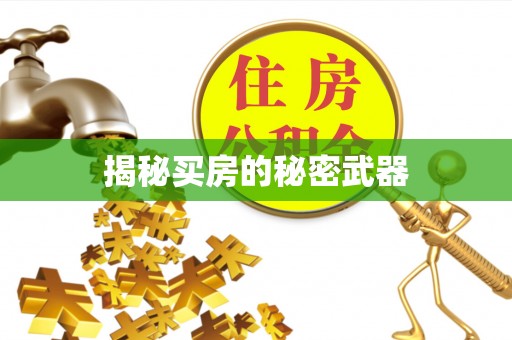 后里揭秘买房的秘密武器