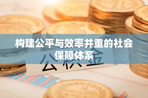 后里构建公平与效率并重的社会保障体系