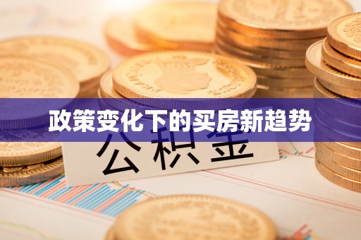 后里政策变化下的买房新趋势