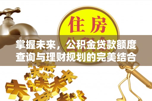 后里掌握未来，公积金贷款额度查询与理财规划的完美结合