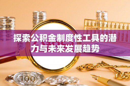 后里探索公积金制度性工具的潜力与未来发展趋势