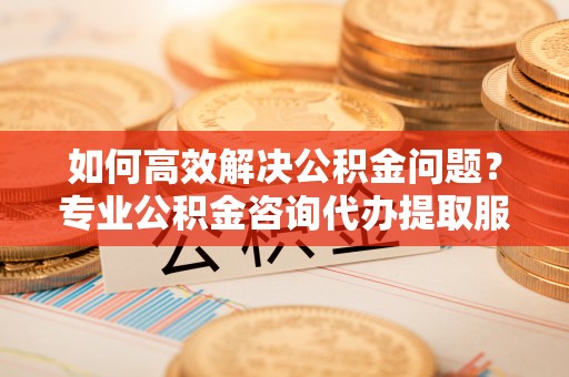 后里如何高效解决公积金问题？专业公积金咨询代办提取服务来帮你