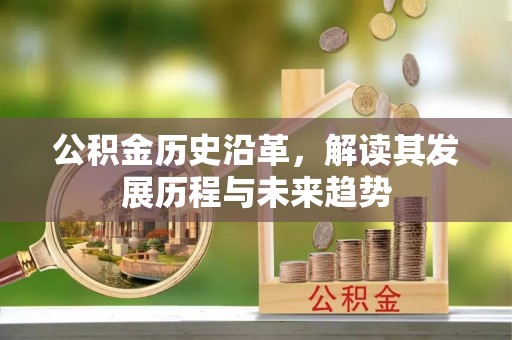 后里公积金历史沿革，解读其发展历程与未来趋势