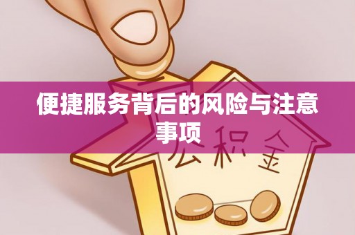 后里便捷服务背后的风险与注意事项
