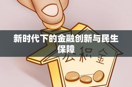 后里新时代下的金融创新与民生保障